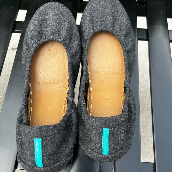 Tieks by Gavrielle Vegan Wool Slip on Women's Ballet Flats Size: 8 - Picture 5 of 7